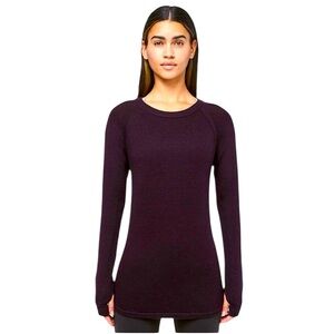 Lululemon Sit In Lotus 100% Cashmere Sweater in Black Cherry Size 2 / XS